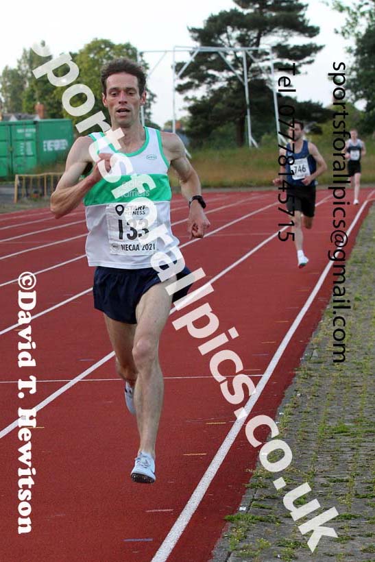 3000 metres, 2021 North East Grand Prix No.4, Monkton, Wednesday, June 30th. Photo: David T. Hewitson/Sports for All Pics